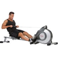 Sunny Health & Fitness SF-RW5515 Magnetic Rowing Machine Rower w/ LCD Monitor
