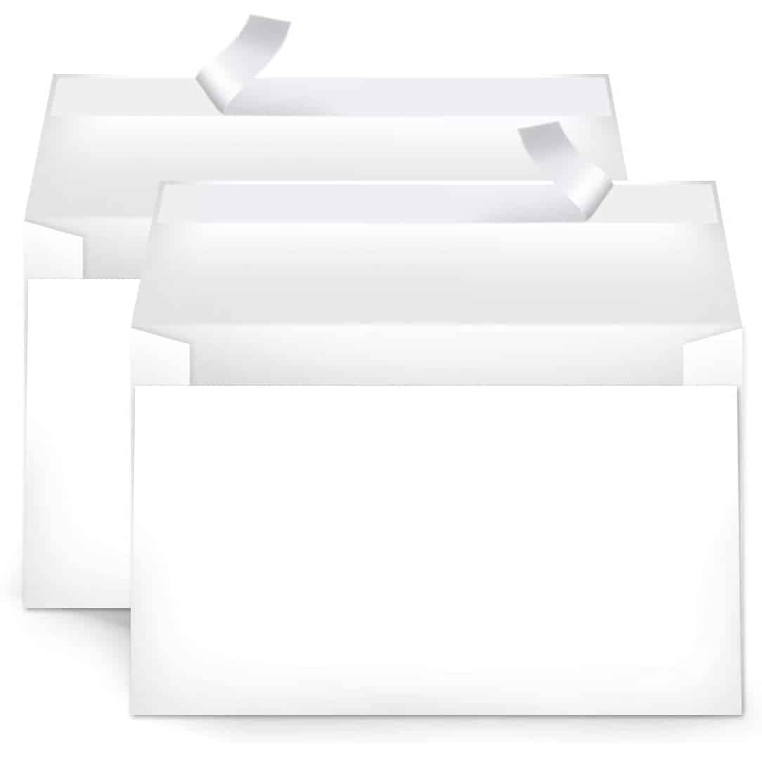 AmazonBasics A9 Blank Invitation Envelopes with Peel & Seal