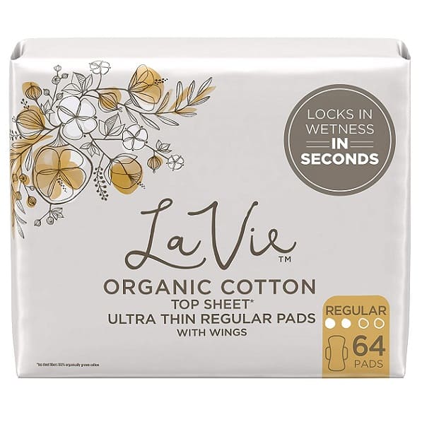 La Vie Organic Cotton Top Sheet* Feminine Pads