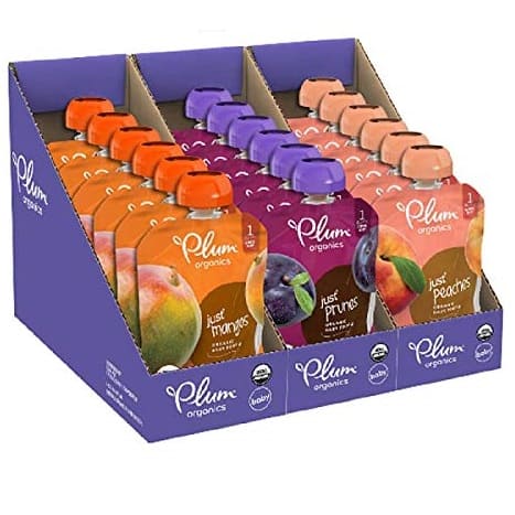 Plum Organics Stage 1 Organic Baby Food Fruit Purees