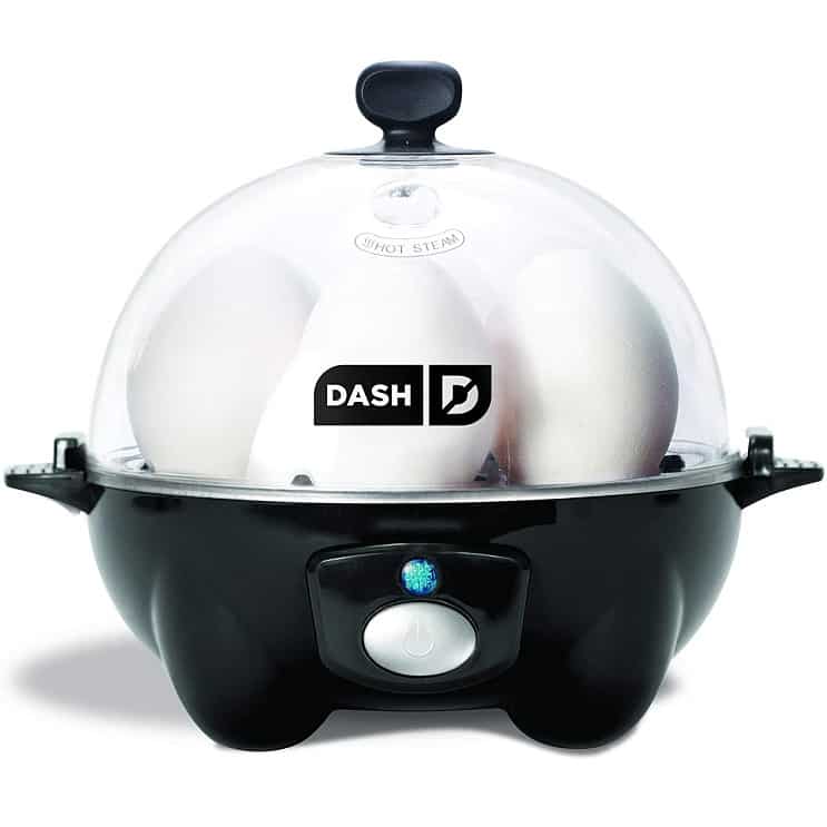 DASH black Rapid 6 Capacity Electric Cooker