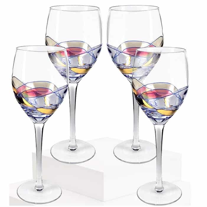 Crystal Clear Red Wine Glasses