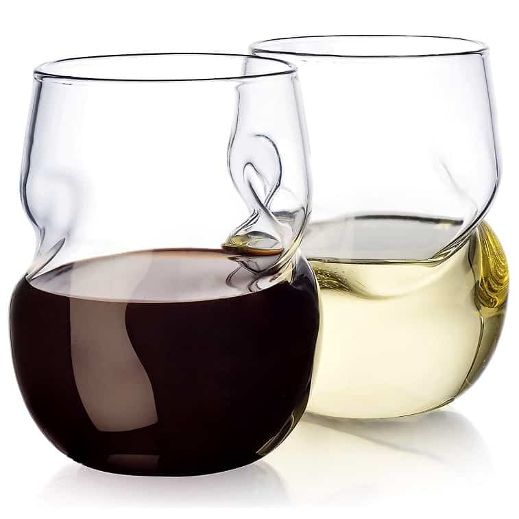 Dragon Glassware Wine Glasses, Stemless