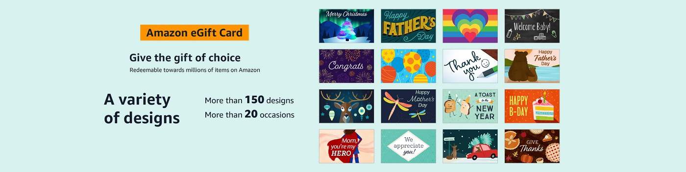 Amazon eGift Card Designs