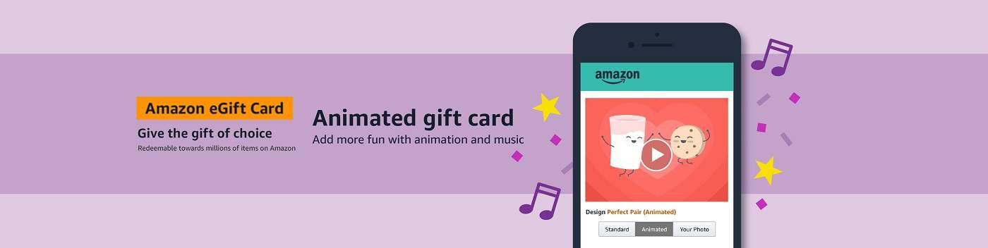 Amazon eGift Card Animated