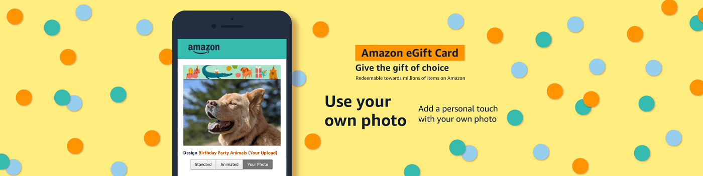 Amazon eGift Card Customize