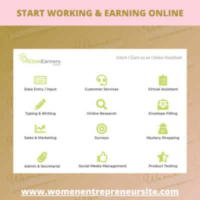 Start Working & Earning Online edited